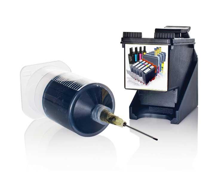 refilled ink cartridges