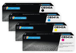 HP CB540A,CB541A,CB542A,CB543A Full Set laser toner cartridge on sale