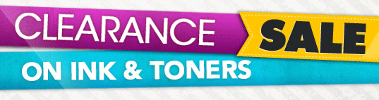 clearance sale ink toner!